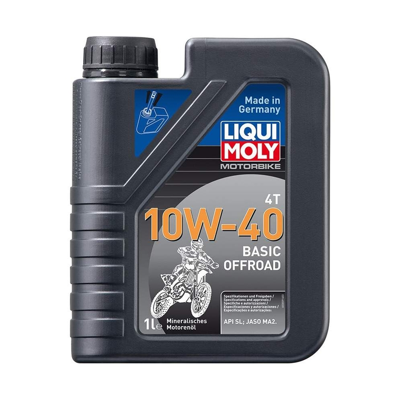 Λάδι κινητήρα LIQUI MOLY Motorbike 4T 10W40 Basic Offroad 1 l