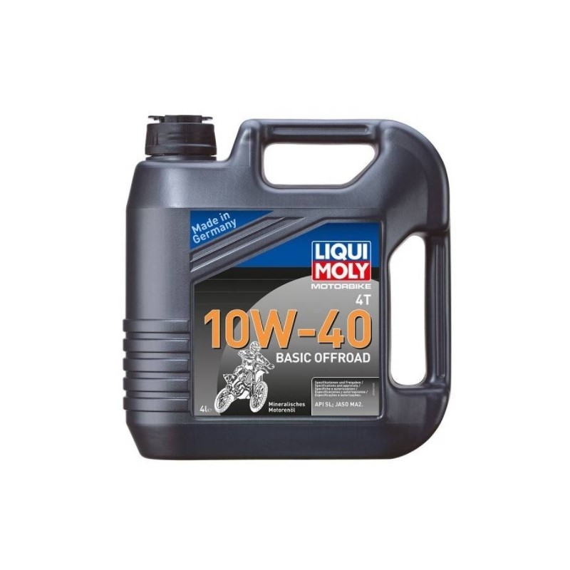 Λάδι κινητήρα LIQUI MOLY Motorbike 4T 10W40 Basic Offroad 4 l