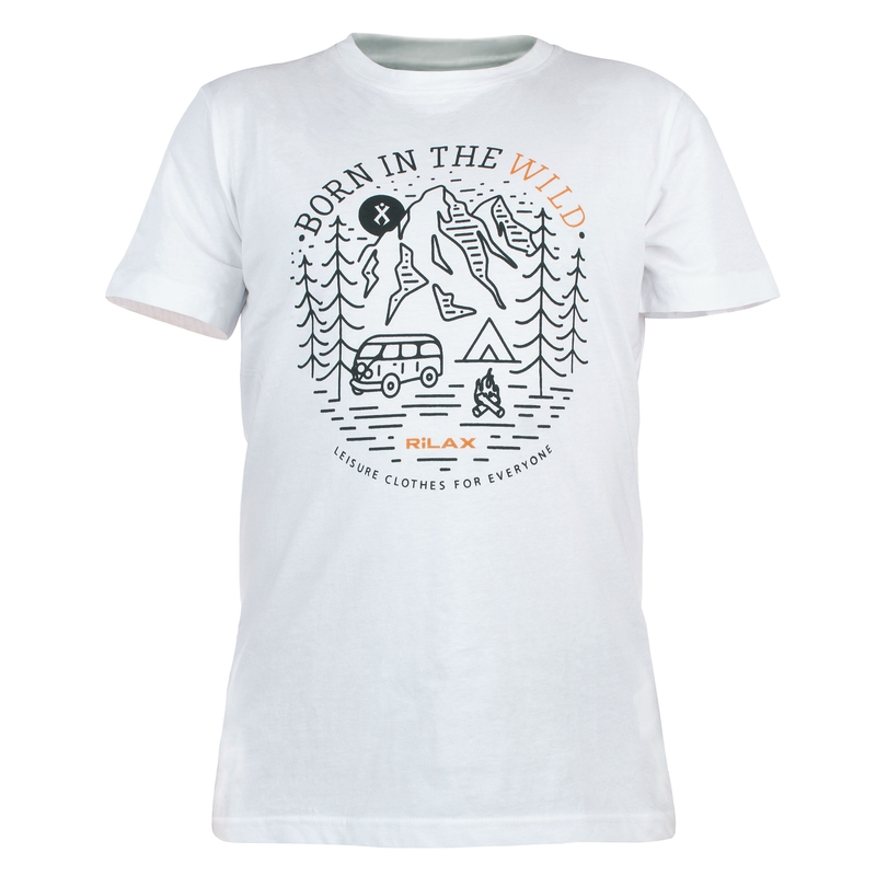 Ανδρικό T-shirt Rilax Morik λευκό προσφορά