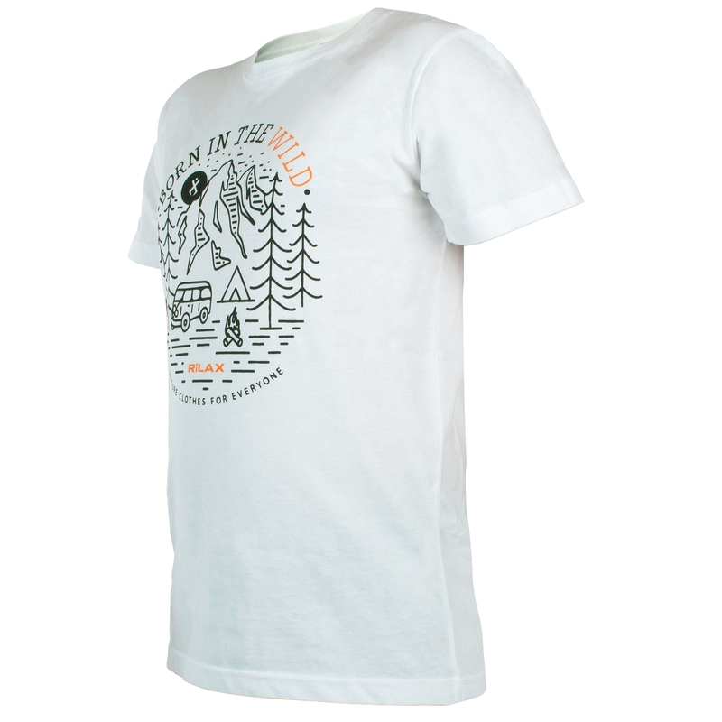 Ανδρικό T-shirt Rilax Morik λευκό προσφορά