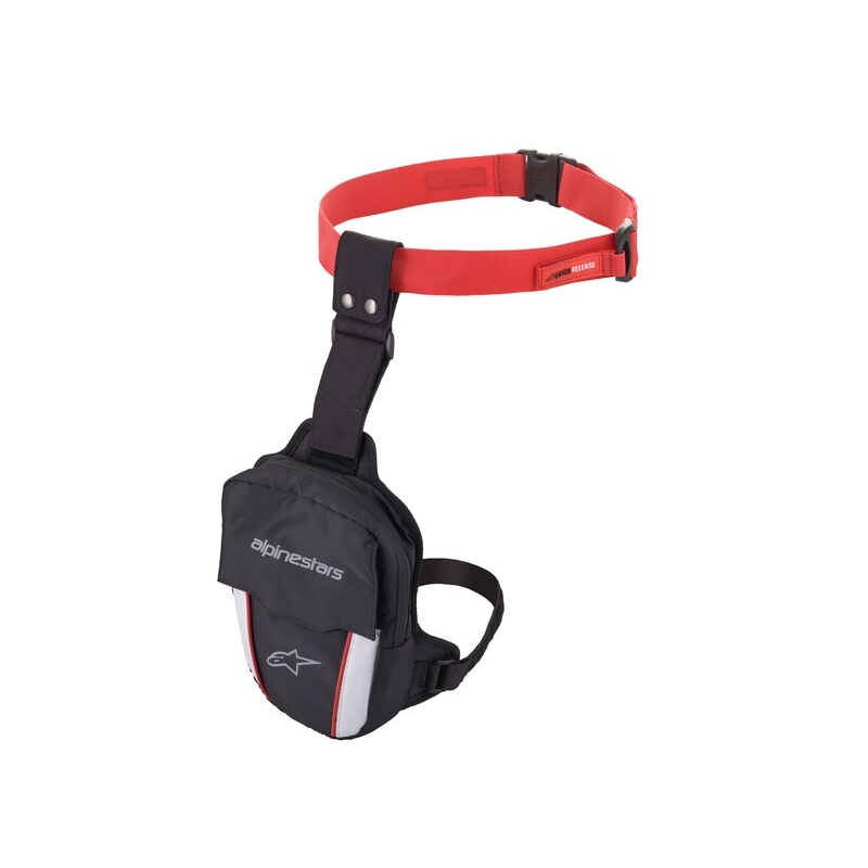 Alpinestars Access θήκη μηρών μαύρο-κόκκινο-λευκό
