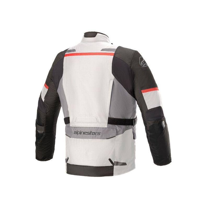 Alpinestars Andes Drystar γκρι-μαύρο-κόκκινο μπουφάν μοτοσικλέτας