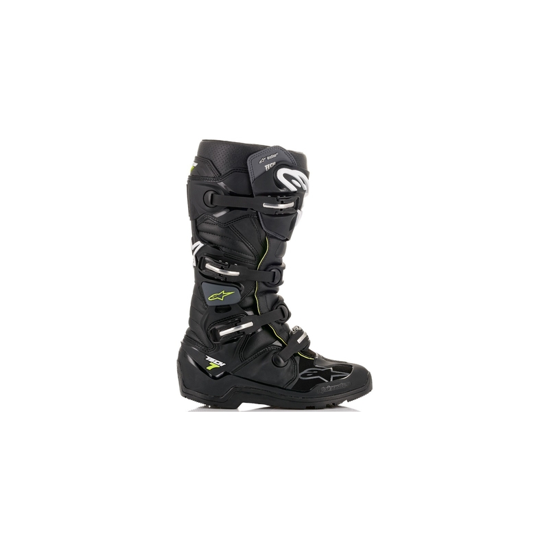 Μπότες Μοτοσικλέτας Alpinestars Tech 7 Enduro Drystar Μαύρο-Γκρι-Φθορίζον Κίτρινο
