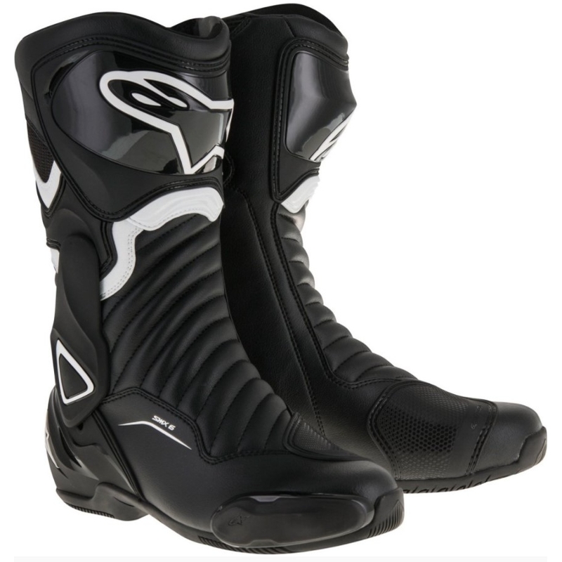 Μπότες μοτοσικλέτας Alpinestars S-MX 6 μαύρο-λευκό