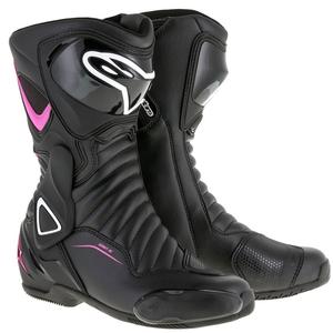 Dámské boty na motorku Alpinestars Stella S-MX 6 černo-fialovo-bílé