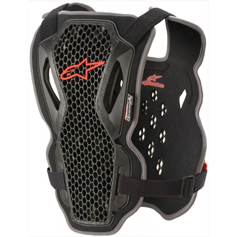 Alpinestars Bionic Action προστατευτικό στήθους μαύρο και κόκκινο