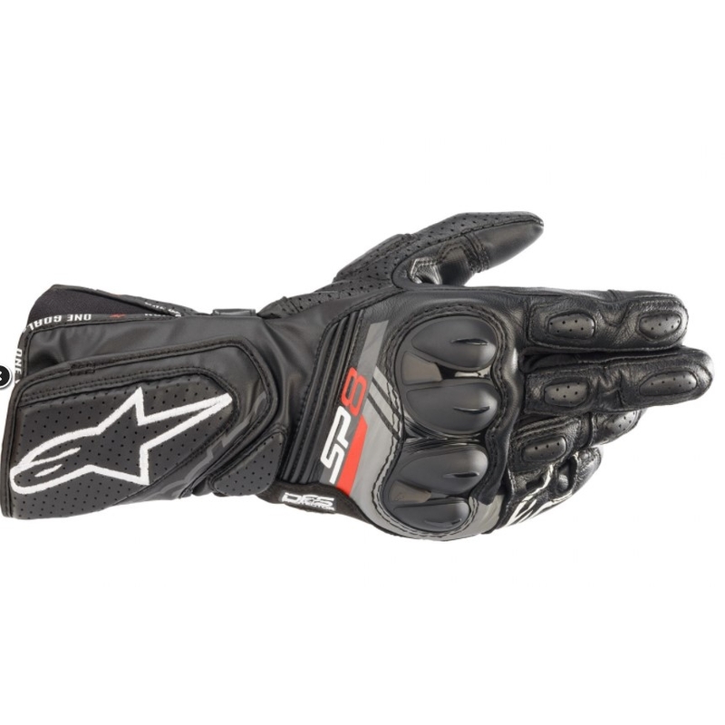 Γάντια μοτοσικλέτας Alpinestars SP-8 μαύρο