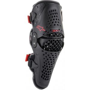 Alpinestars SX-1 V2 μαύρα και κόκκινα επιγονατίδες