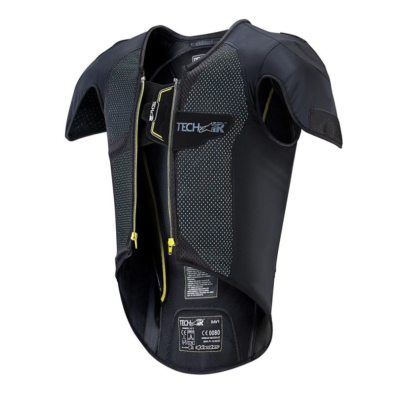 Alpinestars Tech-Air® Race Vest με επένδυση αερόσακου μαύρο και κίτρινο προσφορά