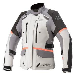 Alpinestars Γυναικείο μπουφάν μοτοσικλέτας Stella Andes Drystar Grey-Black-Fluo Pink
