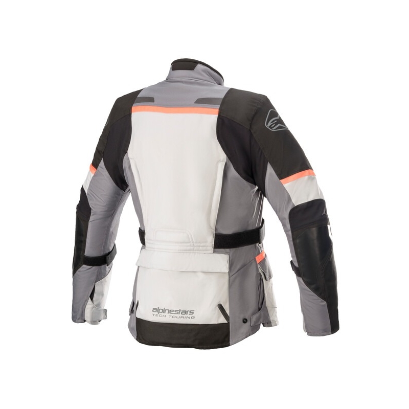 Alpinestars Γυναικείο μπουφάν μοτοσικλέτας Stella Andes Drystar Grey-Black-Fluo Pink