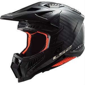 Κράνος Motocross LS2 MX703 X-Force Solid Carbon μαύρο