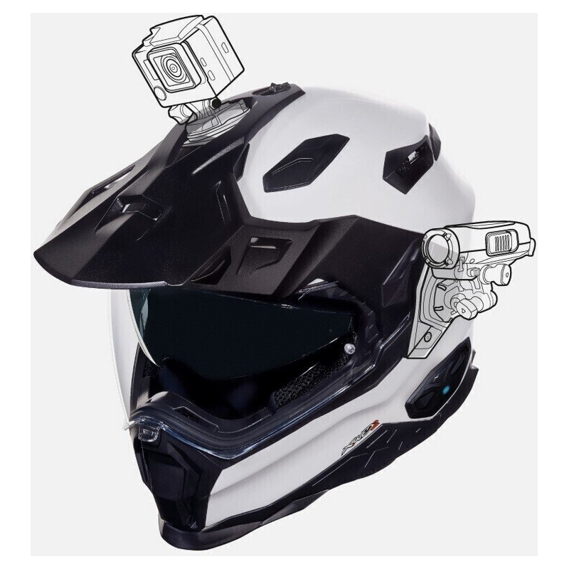 Κράνος Enduro NEXX X.Wed 2 Απλό λευκό προσφορά