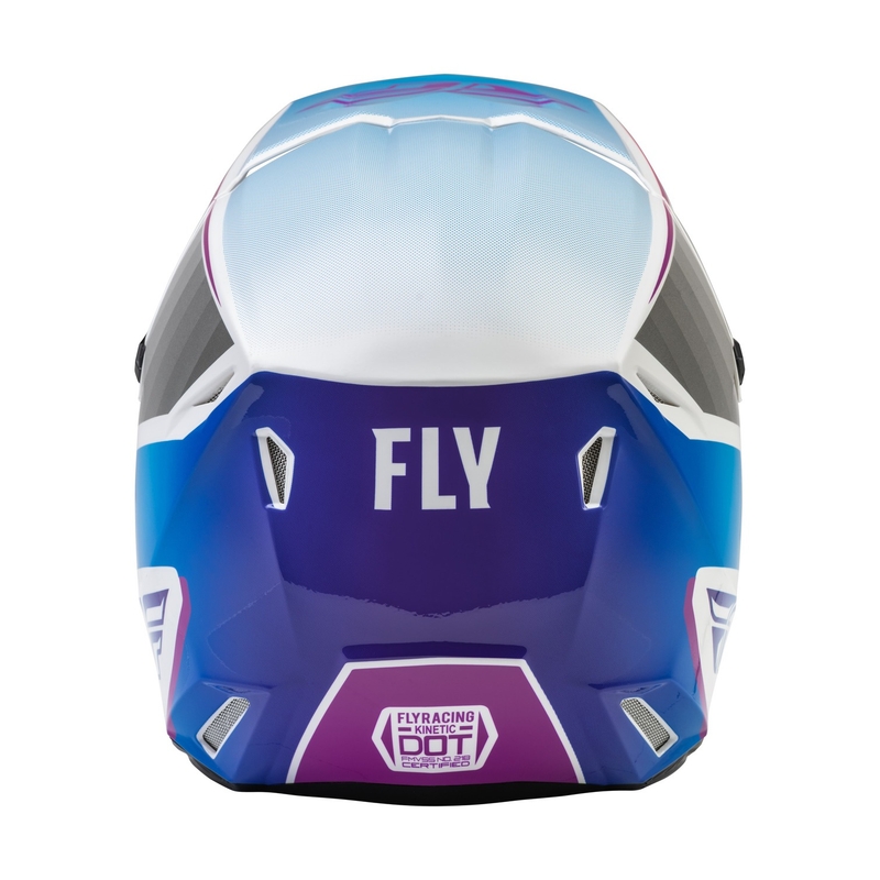 Motokrosová přilba FLY Racing Kinetic Drift růžovo-bílo-modrá
