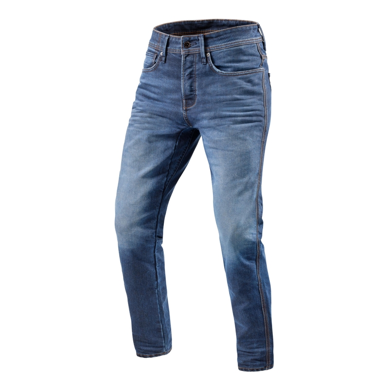 Revit Reed SF Μπλε Cropped μοτοσυκλετιστικό τζιν