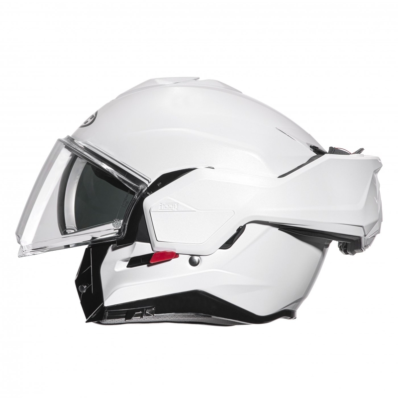 HJC I100 Solid pearl white flip-up κράνος μοτοσικλέτας