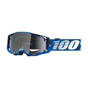 Γυαλιά Motocross 100% ARMEGA Rockchuck σκούρο μπλε (διαφανές plexi)