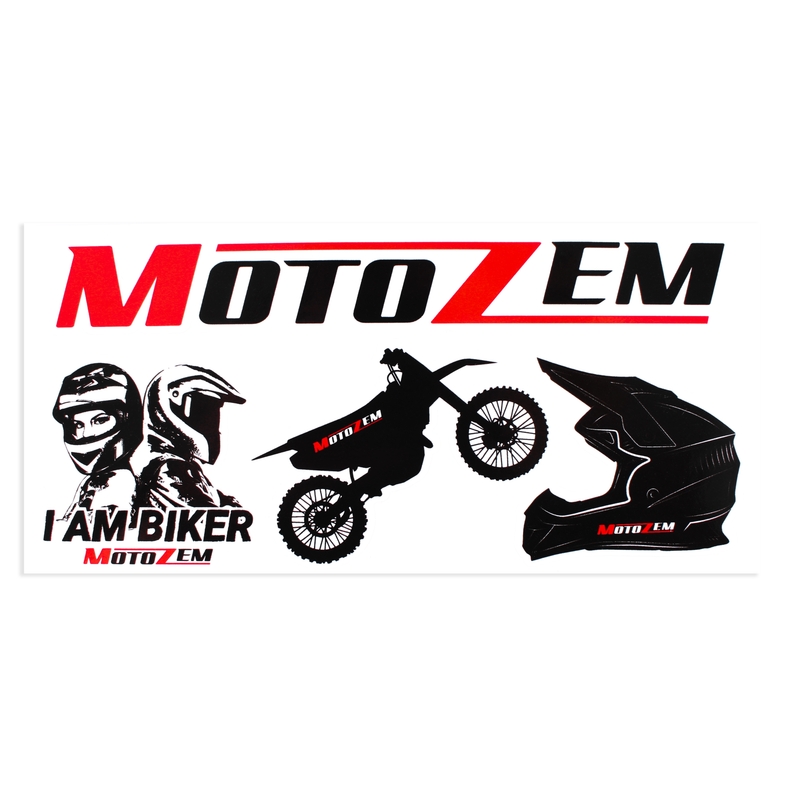 Σετ αυτοκόλλητων MotoZem Cross