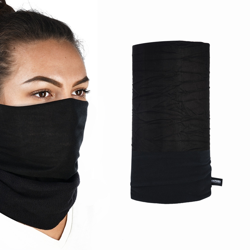 Oxford Snug Μαύρο πολυλειτουργικό κασκόλ