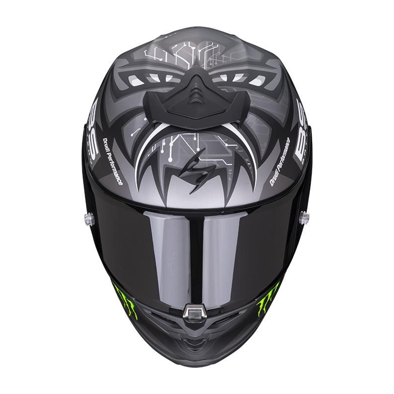 Integrální přilba na motorku Scorpion EXO-R1 Air Fabio Quartararo Monster Replica šedá