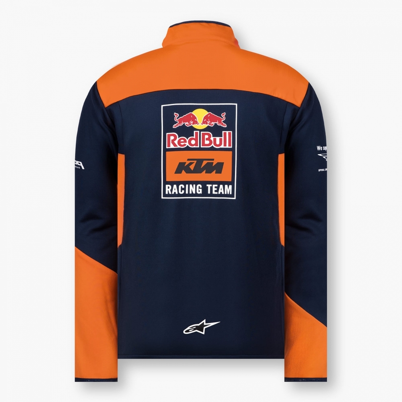 Softshell μπουφάν KTM Red Bull Racing 22 μπλε-πορτοκαλί προσφορά