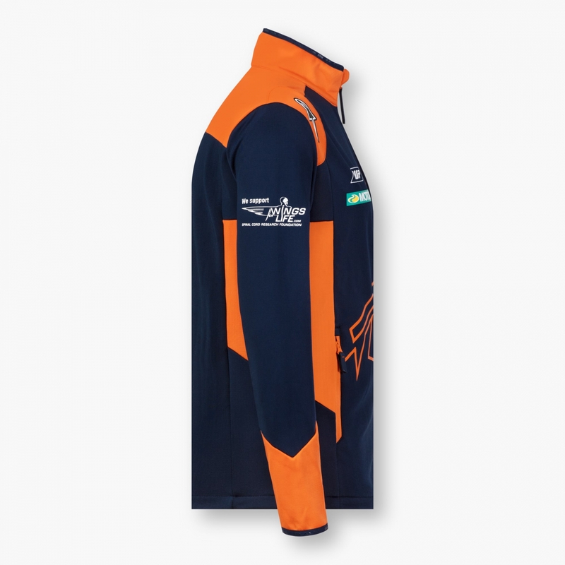 Softshell μπουφάν KTM Red Bull Racing 22 μπλε-πορτοκαλί προσφορά