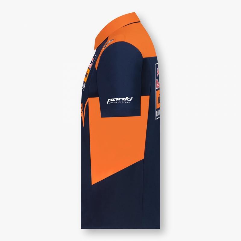 Πουκάμισο πόλο KTM Red Bull Racing 22 μπλε-πορτοκαλί προσφορά