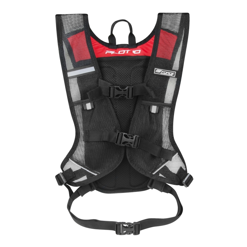 Cyklo batoh FORCE Pilot 10 l černo-červený výprodej