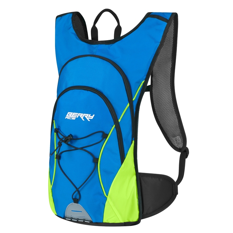 Cyklo batoh FORCE Berry Ace 12 l modro-fluo zelený výprodej
