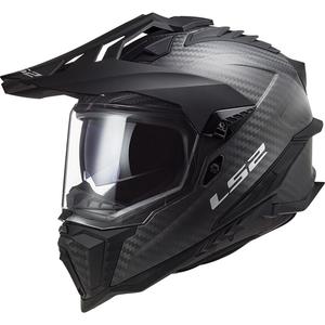 Κράνος Enduro LS2 MX701 Explorer C Solid Carbon Μαύρο Ματ
