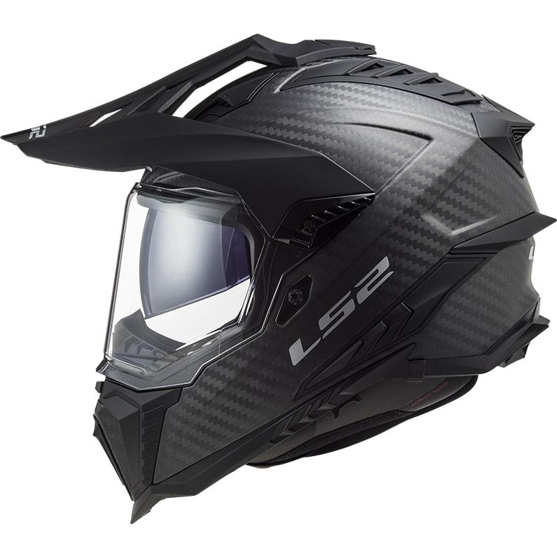 Κράνος Enduro LS2 MX701 Explorer C Solid Carbon Μαύρο Ματ