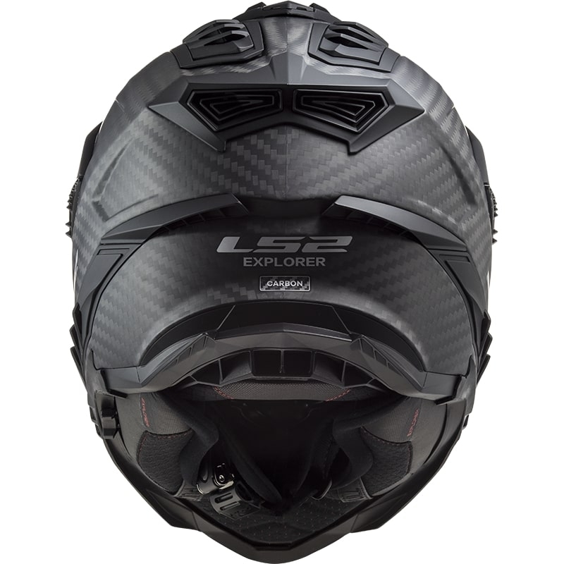Κράνος Enduro LS2 MX701 Explorer C Solid Carbon Μαύρο Ματ
