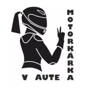 Αυτοκόλλητο Μοτοσικλέτα στο αυτοκίνητο
