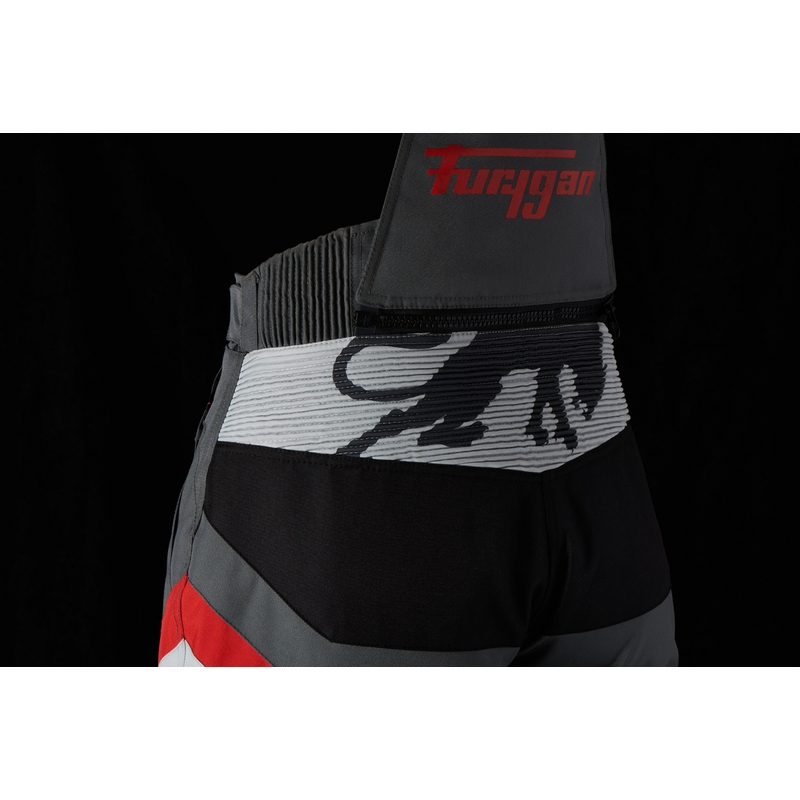 Γυναικείο παντελόνι μοτοσικλέτας Furygan Apalaches Black-Red-White-Grey προσφορά