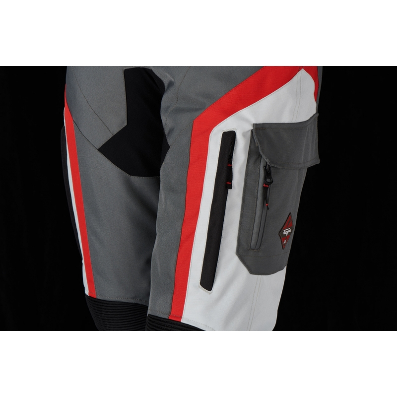 Γυναικείο παντελόνι μοτοσικλέτας Furygan Apalaches Black-Red-White-Grey προσφορά