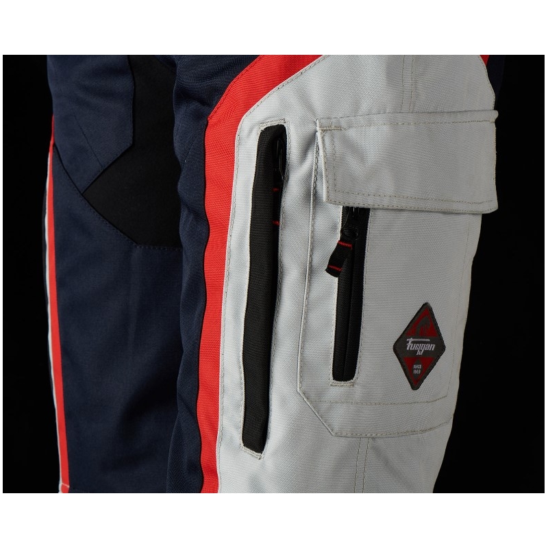 Γυναικείο παντελόνι μοτοσικλέτας Furygan Apalaches Black-Red-White-Blue προσφορά
