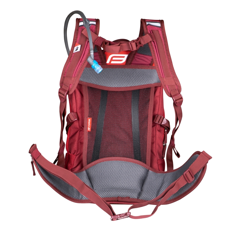 Cyklo batoh FORCE Grade Plus 22 l červený s hydrovakem výprodej