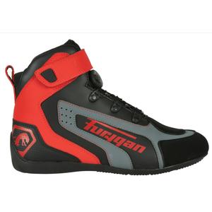 Furygan V4 Easy D3O μαύρες και κόκκινες μπότες μοτοσικλέτας