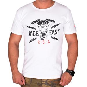 T-shirt RSA Ride Fast λευκό προσφορά