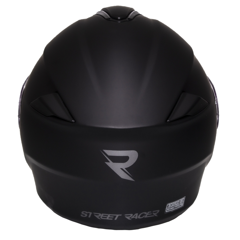 Street Racer Ranger μαύρο ματ αναδιπλούμενο κράνος μοτοσικλέτας