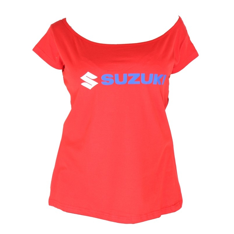 Dámské triko s logem Suzuki červené výprodej