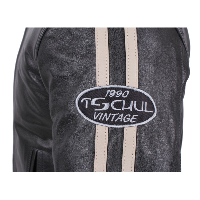 Bunda na motorku Tschul 640 černo-béžová výprodej