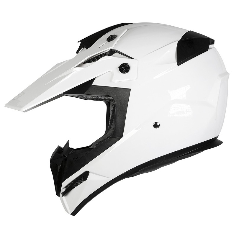 Motokrosová přilba na motorku Ozone FMX bílá výprodej