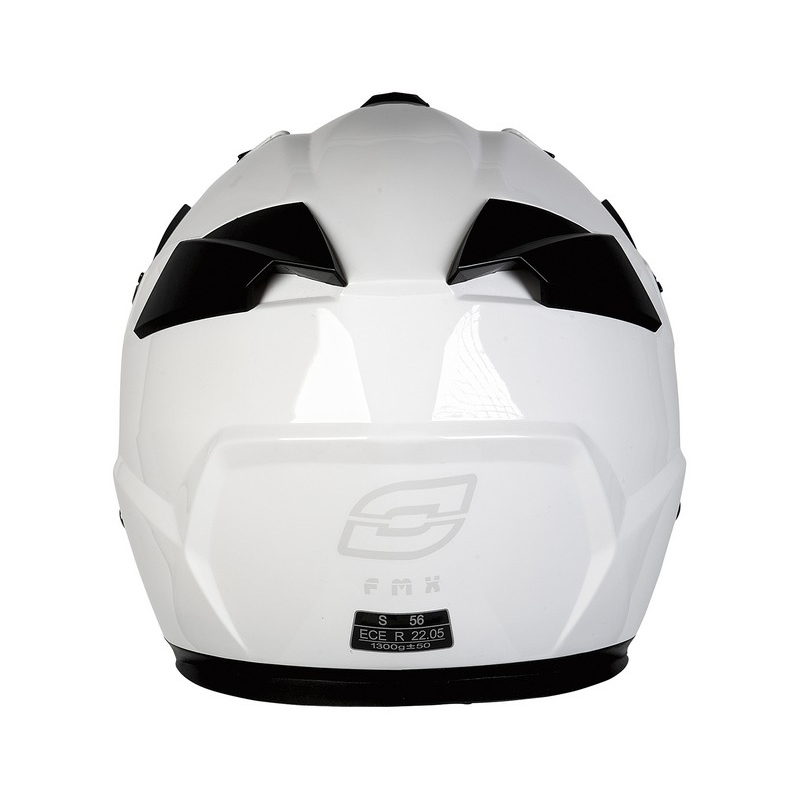 Motokrosová přilba na motorku Ozone FMX bílá výprodej