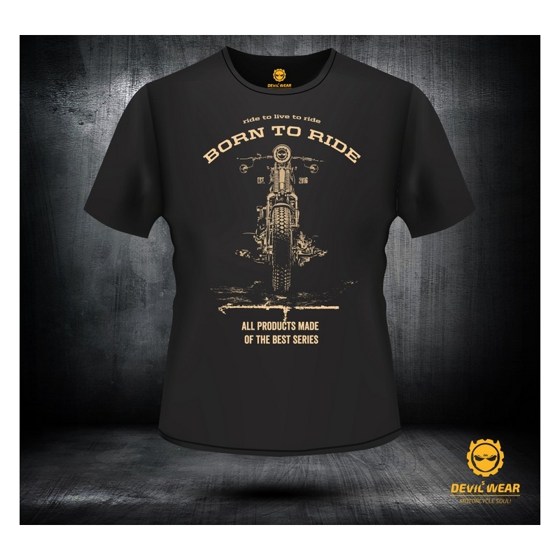 Pánské triko Devils Wear - Born To Ride Live Man výprodej