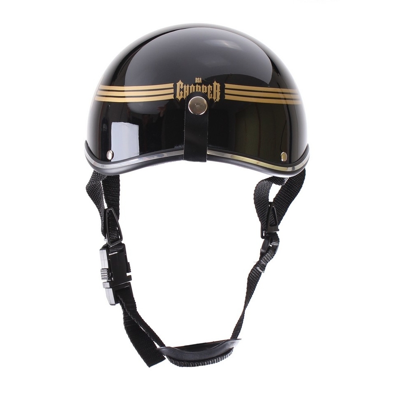 Κράνος μοτοσικλέτας Braincap RSA Skull μαύρο γυαλιστερό