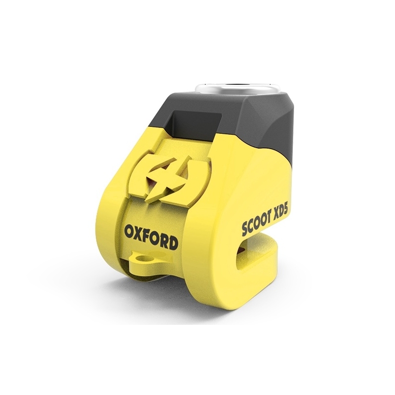 Κλειδαριά δισκόφρενου Oxford Scoot XD5 - κίτρινο/μαύρο