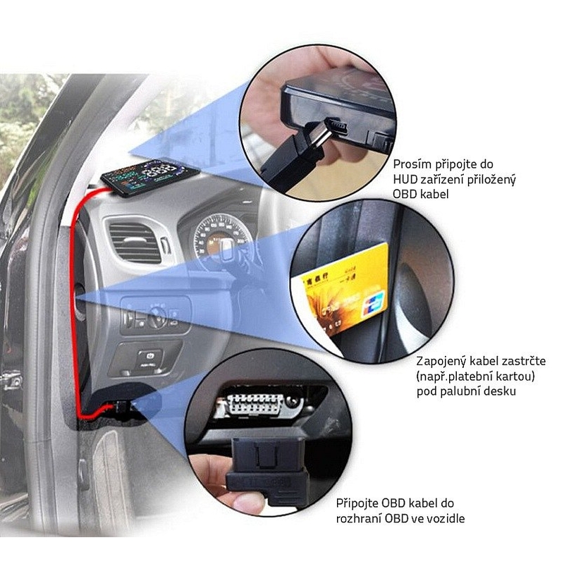 Monitor s HUD projekčním displejem 3,5"