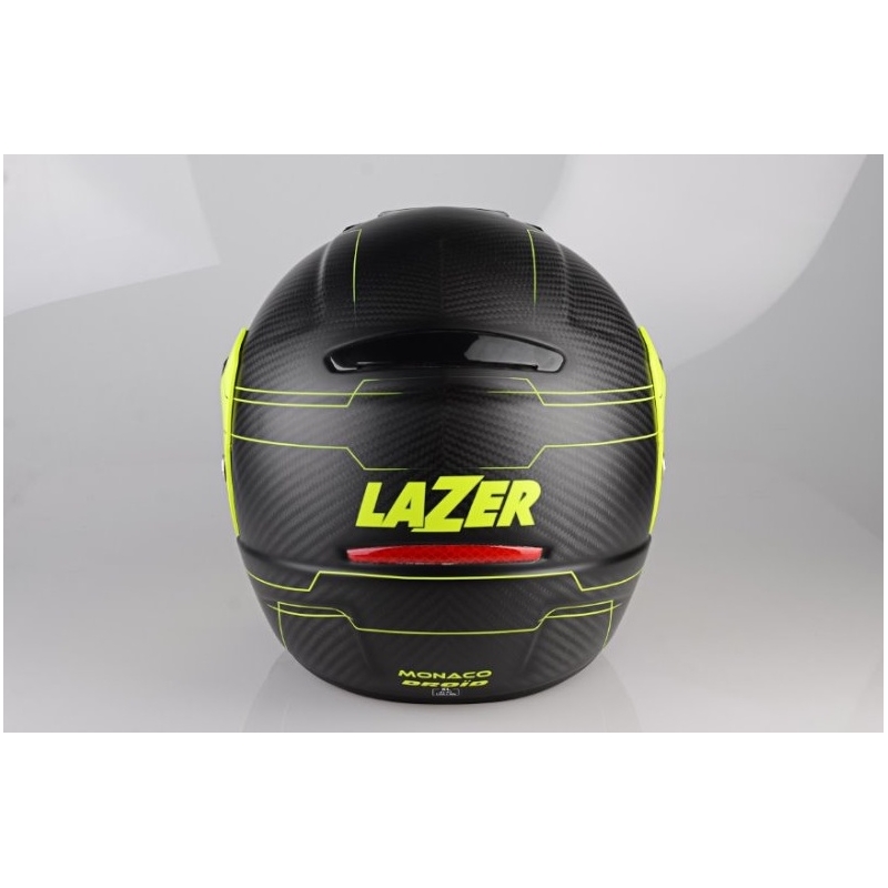 Přilba na moto Lazer Monaco Evo - Droid Pure Glass žlutá