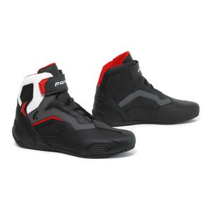 Forma Stinger EVO Flow μαύρο-κόκκινο-λευκό-γκρι μπότες μοτοσικλέτας